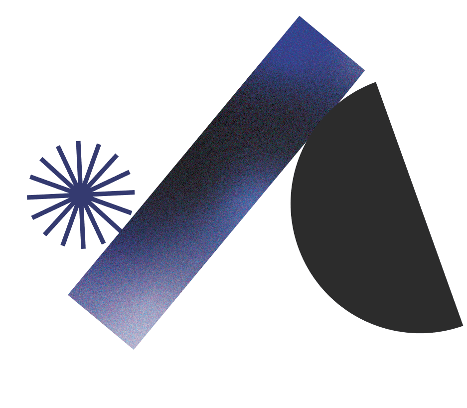 geometrische figuren in blauwe kleuren met gradient